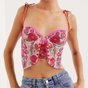 FOR LOVE AND LEMONS Kaylee corset bustier top